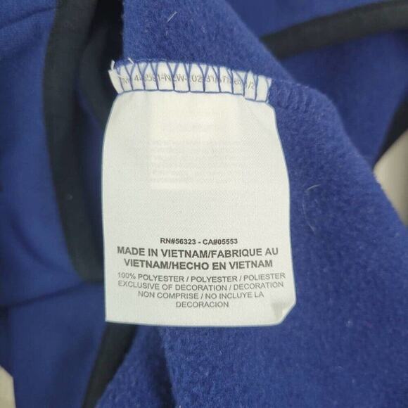 NIKE Dri-Fit Blue & Black 3/4 Zip Athletic Pullover Sweatshirt Mens Size Medium - Picture 4 of 15